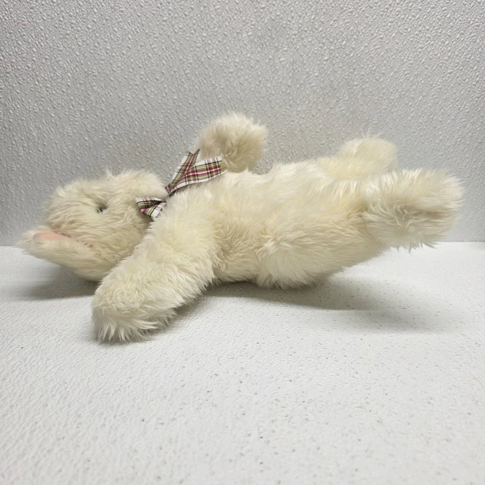 North American Bear Co. Shaggles White Cat Plush Vintage 1990